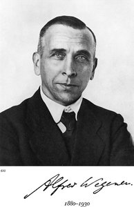 Alfred Lothar Wegener、ドイツの地球物理学者、気象学者