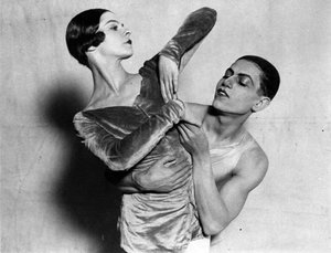 アリスニキティナとセルジュリファー、ロシアのバレエダンサー、1924年 作： Unbekannt