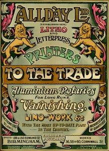 オールデイ株式会社-広告、1907 作： Unbekannt