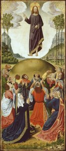 Thuison-les-Abbeville の祭壇画: The Ascension、14901500。 作： Unbekannt