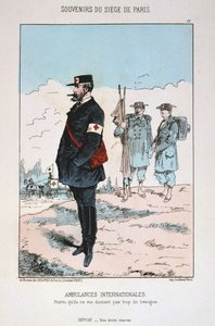 国際救急車、パリ包囲戦、1870年-1871年 作： Unbekannt