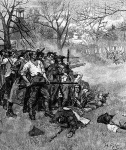 アメリカ独立戦争、1775年、1875年 作： Unbekannt