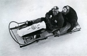 アメリカの2人のボブスレーチーム、ドイツの冬季オリンピック、1936年 作： Unbekannt