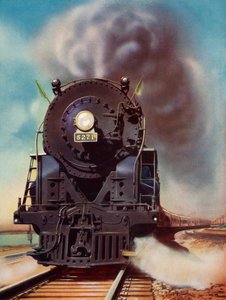 アメリカで最も有名な列車。 20世紀限定、1935年。 作： Unbekannt