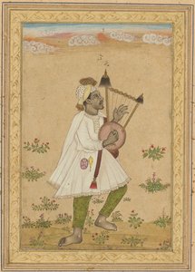 アフリカのリラ奏者、c。 1640-1660。 作： Unbekannt