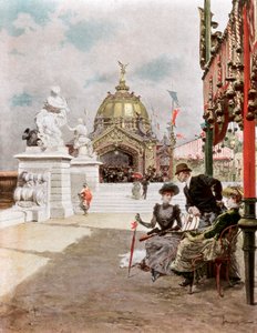 1889年の展示会の午後 作： Unbekannt