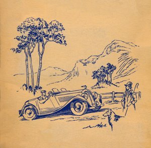 自動車のアルバムの表紙、c1936 作： Unbekannt