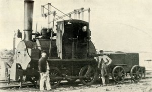 初期の炭鉱機関車、c1930。
