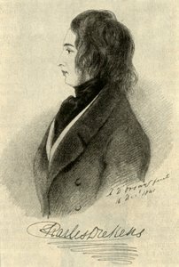 初期ディケンズの肖像、1841年、1910年。 作： Unbekannt