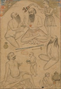 ヨギの野営地1660年。 作： Unbekannt
