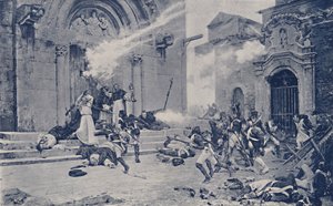 サラゴサの包囲のエピソード、c1808-1809、1896 作： Unbekannt