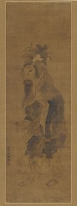17世紀、明王朝の不滅の収集ハーブと菌類。 作： Unbekannt