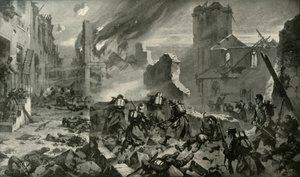 ミューズの戦いにおける事件、1919年。 作： Unbekannt