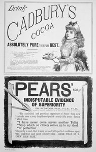 Yuletideの広告ページ、1890年。 作： Unbekannt