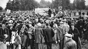 反戦会議、ハイドパーク、ロンドン、1926-1927 作： Unbekannt