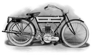 初期のトライアンフバイク、1911年から1912年