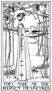 1899年のソロモンの歌のイラスト 作： Unbekannt