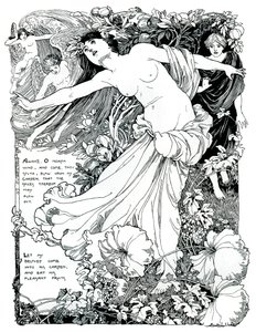 ソロモンの歌のイラスト、1899年 作： Unbekannt
