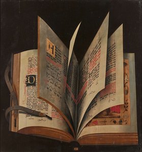 開かれた本、16世紀の半ば。 作： Unbekannt