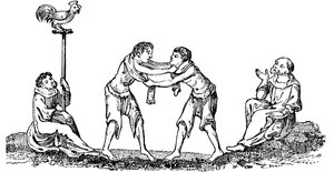 古代のレスリング、1833