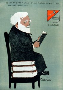 アンドリューカーネギー1835-1918、スコットランド系アメリカ人の実業家および慈善家 作： Unbekannt