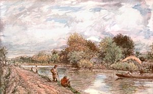 釣り人、c1900。 作： Unbekannt