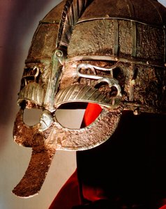 サットンホーの宝物、7世紀のAnglo-Saxonヘルメット 作： Unbekannt