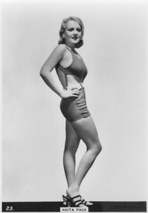 アニタペイジ、アメリカの映画女優、c1938 作： Unbekannt