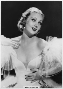 アン・サザーン、アメリカの映画およびテレビ女優、c1938 作： Unbekannt
