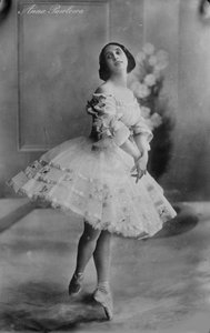 アンナパブロワ、ロシアのバレリーナ、1910年代 作： Unbekannt