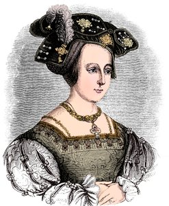 アン・ブーリンc1504-1536、イギリスのヘンリー8世の2番目の妻、c1880 作： Unbekannt