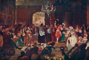 チャールズ2世の死の瞬間、1685年、1905年にホワイトホールで前室