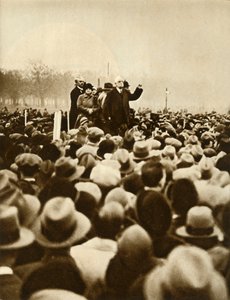 反政府デモ、ハイドパーク、ロンドン、1933年2月6日、1935.i 作： Unbekannt