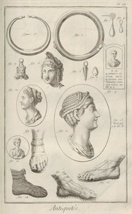 骨董品。デニス・ディドロとジャン・ル・ロン・ダランベールによる百科事典、1751-1765。