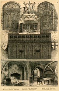 寺院の骨董品、1897年。 作： Unbekannt