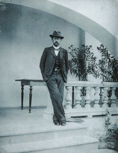 ヤルタのアントン・チェーホフ、1899〜1900年 作： Unbekannt