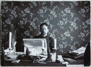 アントン・チェーホフ、ヤルタでの研究、1895-1900 作： Unbekannt