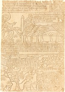 ヨハネの黙示録、リーフ 42、c。 1465年。 作： Unbekannt