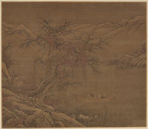 冬の海岸に近づく、明王朝、1368-1644。 作： Unbekannt