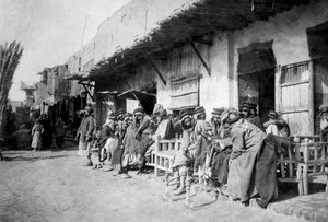 アラブカフェ、カジメイン、イラク、1917〜1919年 作： Unbekannt