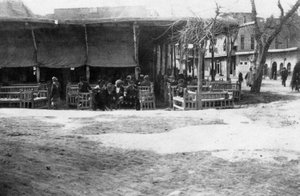 アラブコーヒーショップ、バグダッド、メソポタミア、第一次世界大戦、1918年