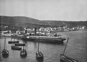 Ardrishaig-Ardrishaig Quayでの汽船Columba、1895 作： Unbekannt