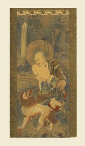 羅漢、日本人、鎌倉時代後期、14世紀、1886年 作： Unbekannt