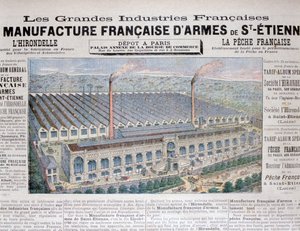 武器製造業、サンエティエンヌ、1896年 作： Unbekannt