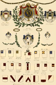 1806年、1921年、フランス帝国と帝国貴族の武器。 作： Unbekannt