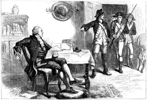ウィリアムフランクリンの逮捕、ニュージャージー州、1776年c1880