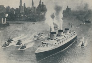 ノルマンディーのニューヨークに到着、1936 作： Unbekannt