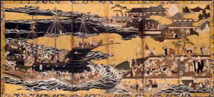 南部蛮族の到着、c。 1600。 作： Unbekannt