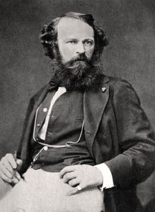 アルセンフーザイ、フランスの小説家および詩人、1861 作： Unbekannt