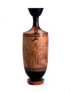 白鳥のアルテミス。レキトス、白地、紀元前490年 作： Unbekannt